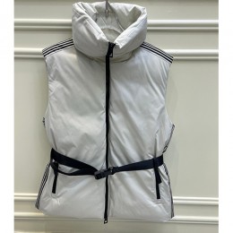 [홍콩명품,Christian Dior] 디올 25SS 로고 여성 벨티드 다운 패딩 조끼 베스트 (그레이), BM23460, MC, 레플리카의류,미러급사이트