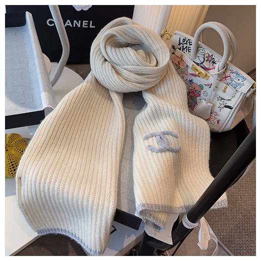 [홍콩명품.CHANEL] 샤넬 25SS 로고 200-30 캐시미어 스카프 머플러 (3컬러), ET3169, 홍콩명품의류,구매대행,온라인명품