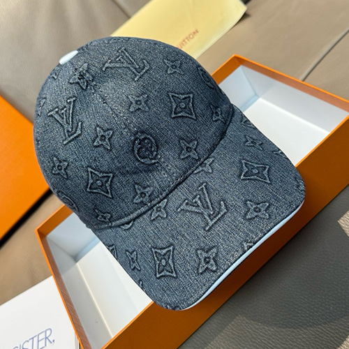 [홍콩명품.LOUIS VUITTON] 루이비통 25SS 로고 모노그램 데님 볼캡 모자 (3컬러), CA0407, NNT 명품레플리카 모자 캡 남자여자