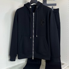 [홍콩명품.Hermes] 에르메스 25SS 로고 자수 후드 집업 자켓 (블랙), BM23509, G5, 레플리카의류,미러급사이트