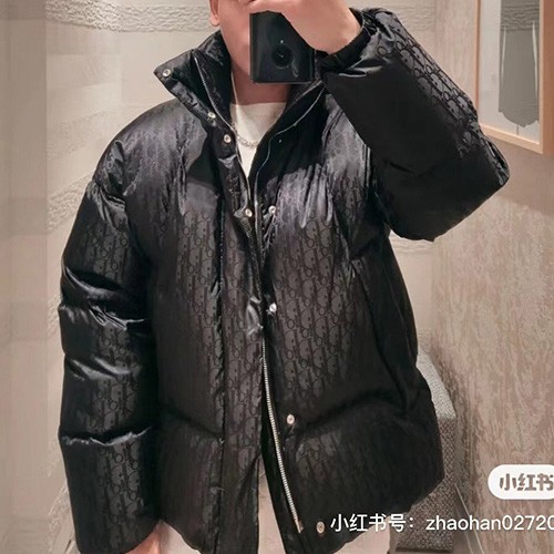 [홍콩명품,Christian Dior] 디올 25SS 로고 오블리크 다운 패딩 자켓 (블랙), BM23569, KB, 레플리카의류,미러급사이트