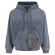 [홍콩명품.LOUIS VUITTON] 루이비통 25SS 로고 데님 후드 집업 자켓, BM23605, JL, 레플리카의류,미러급사이트
