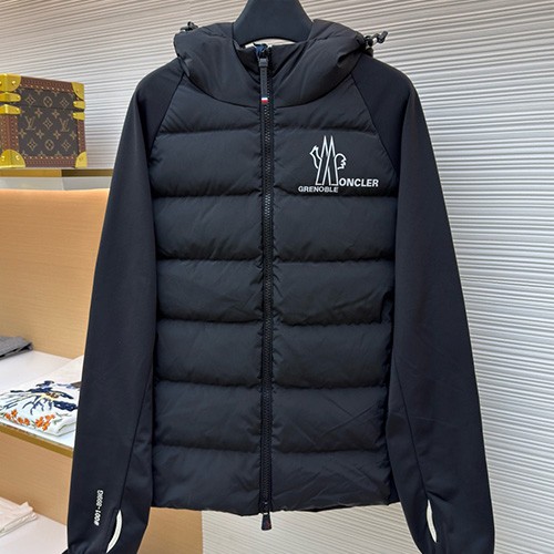 [홍콩명품.MONCLER] 몽클레어 25SS 로고 RICK OWENS 콜라보 레이어드 후드 다운 패딩 자켓 (2컬러), BM23663, HH, 레플리카의류,미러급사이트