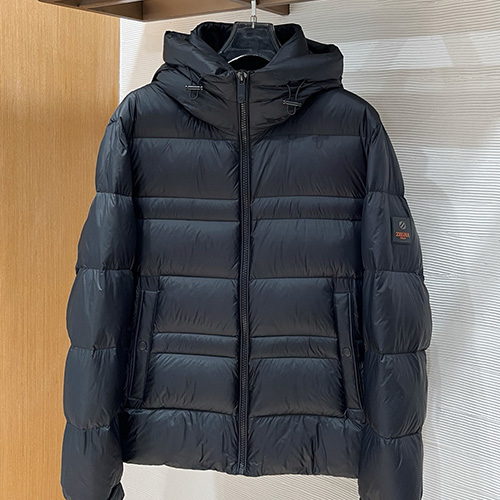 [홍콩명품.ZEGNA] 제냐 25SS 로고 후드 다운 패딩 자켓 (블랙), BM23777, HH, 레플리카의류,미러급사이트
