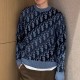 [홍콩명품,Christian Dior] 디올 25SS 로고 오블리크 니트 스웨터 (다크그레이), BM23872, JL, 레플리카의류,미러급사이트