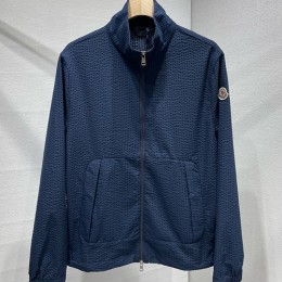 [홍콩명품.MONCLER] 몽클레어 25SS 로고 터틀넥 바람막이 자켓 (네이비), BM23947, JL, 레플리카의류,미러급사이트
