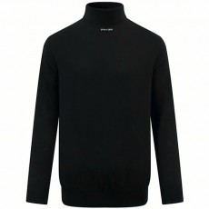 [홍콩명품,PRADA] 프라다 25SS 로고 하이넥 니트 스웨터 (블랙), BM23967, G5, 레플리카의류,미러급사이트