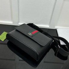 [홍콩명품.Gucci] 구찌 25SS 로고 레더 가죽 메신저백 크로스백 (블랙), BGM5364, 홍콩명품가방,명품쇼핑몰,크로스백,핸드백,구매대행