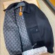 [홍콩명품.LOUIS VUITTON] 루이비통 25SS 로고  카라 봄버 자켓 (블랙), BM24004, PG, 레플리카의류,미러급사이트