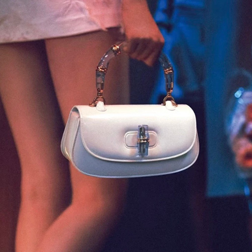 [홍콩명품.Gucci] 구찌 25SS 로고 레더 가죽 핸드백 크로스백 (화이트), BGM5386, GU2, 홍콩명품가방,명품쇼핑몰,크로스백,핸드백,구매대행