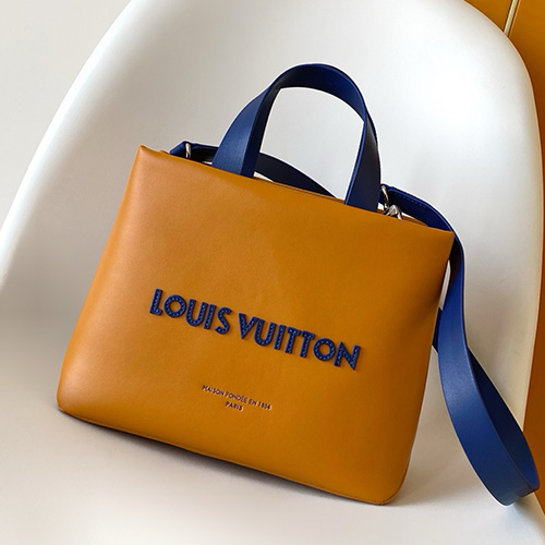 [홍콩명품.LOUIS VUITTON] 루이비통 25SS 로고 미니 쇼퍼 토트 사프란 M15237, BGM5429, GU2, 홍콩명품가방,명품쇼핑몰,크로스백,핸드백,구매대행