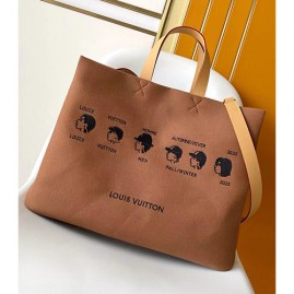 [홍콩명품.LOUIS VUITTON] 루이비통 25SS 로고 NIGO collection's 핸드백 쇼핑백 M15220 (브라운), BGM5435, GU2, 홍콩명품가방,명품쇼핑몰,크로스백,핸드백,구매대행