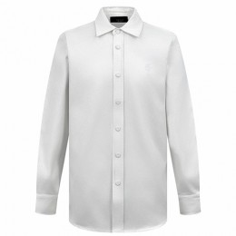 [가격문의][홍콩명품.Gucci] 구찌 25SS 로고 자수 울 남방 셔츠 (화이트), BM24033, JL, 레플리카의류,미러급사이트