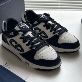 [홍콩명품,Christian Dior] 디올 25SS 로고 남여 B57 스니커즈 운동화 (블랙-화이트), SE5947, S3, 명품스니커즈,운동화,구두,로퍼,하이탑,신발