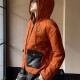 [홍콩명품,PRADA] 프라다 25SS 삼각로고 여성 퀄팅 후드 솜패딩 자켓 (오렌지), BM24092, TBG, 레플리카의류,미러급사이트