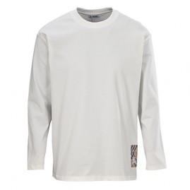 [홍콩명품.Burberry] 버버리 25SS 로고 자수 긴팔 티셔츠 (2컬러), BM24111, KB, 레플리카의류,미러급사이트