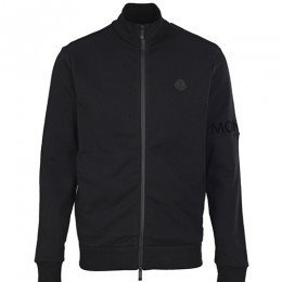 [홍콩명품.MONCLER] 몽클레어 25SS 로고 터틀넥 집업 자켓 (블랙), BM24119, KB, 레플리카의류,미러급사이트