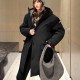 [홍콩명품.MONCLER] 몽클레어 25SS 로고 여성 후드 다운 패딩 파카 자켓 (블랙), BM24145, MC, 레플리카의류,미러급사이트