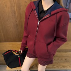 [홍콩명품.Gucci] 구찌 25SS 로고 여성 후드 집업 자켓 (2컬러), BM24153, MC, 레플리카의류,미러급사이트