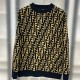 [홍콩명품,FENDI] 펜디 25SS 로고 FF패턴 니트 스웨터 (블랙), BM24176, HH, 레플리카의류,미러급사이트