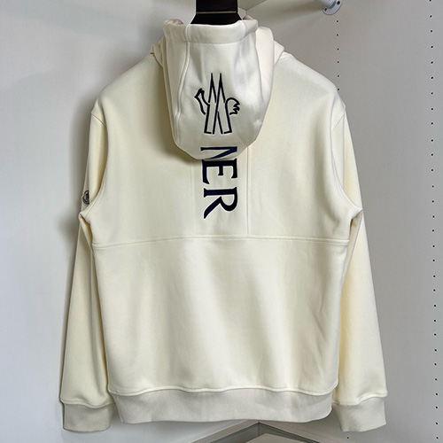 [홍콩명품.MONCLER] 몽클레어 25SS 로고 자수 후드 티셔츠 (2컬러), BM24189, HH, 레플리카의류,미러급사이트