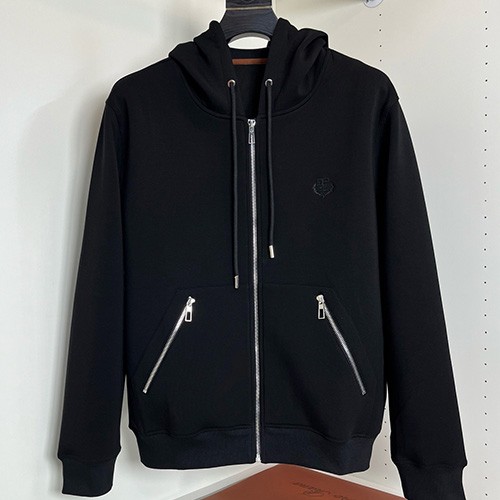 [홍콩명품.Loro Piana] 로로피아나 25SS 로고 자수 후드 집업 자켓 (2컬러), BM24205, HH, 레플리카의류,미러급사이트