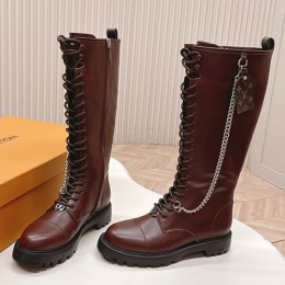 [홍콩명품.LOUIS VUITTON] 루이비통 25SS 로고 여성 모노그램 레더 가죽 롱 부츠 (2컬러), SE5993, GHS, 명품스니커즈,운동화,구두,로퍼,하이탑,신발