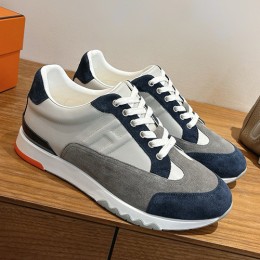 [가격문의][홍콩명품.Hermes] 에르메스 25SS 로고 남여 Trail 스니커즈 운동화 (화이트-네이비-그레이), SE6008, GHS, 명품스니커즈,운동화,구두,로퍼,하이탑,신발