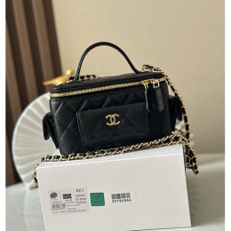 [가격문의][홍콩명품.CHANEL] 샤넬 25SS 로고 퀄팅 레더 가죽 박스백 핸드백 (2컬러), BGM5471, YF, 홍콩명품가방,명품쇼핑몰,크로스백,핸드백,구매대행