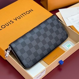 [홍콩명품.LOUIS VUITTON] 루이비통 25SS 로고 지피 호리즌탈 다미에 그라파이트 지퍼 남성 장지갑 N00056 (블랙), BGM5497, BDA, 명품지갑,홍콩명품,사이트,명품쇼핑몰
