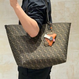 [가격문의][홍콩명품,FENDI] 펜디 25SS 로고 FF패턴 Roll 라지 토트백 핸드백 (브라운), BGM5538, BDA, 홍콩명품가방,명품쇼핑몰,크로스백,핸드백,구매대행