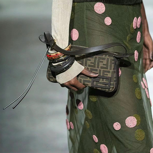 [가격문의][홍콩명품,FENDI] 펜디 25SS 로고 FF패턴 Simply 미니 크로스백 (브라운), BGM5542, BDA, 홍콩명품가방,명품쇼핑몰,크로스백,핸드백,구매대행