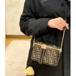 [가격문의][홍콩명품,FENDI] 펜디 25SS 로고 FF패턴 핸드백 크로스백 (브라운), BGM5544, BDA, 홍콩명품가방,명품쇼핑몰,크로스백,핸드백,구매대행