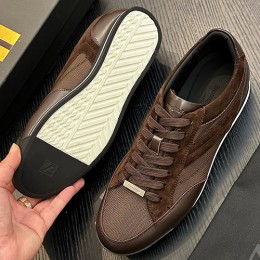 [홍콩명품.ZEGNA] 제냐 25SS 로고 레더 가죽 스니커즈 운동화 (5컬러), SE6023, S2, 명품스니커즈,운동화,구두,로퍼,하이탑,신발