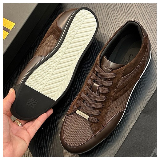 [홍콩명품.ZEGNA] 제냐 25SS 로고 레더 가죽 스니커즈 운동화 (5컬러), SE6023, S2, 명품스니커즈,운동화,구두,로퍼,하이탑,신발