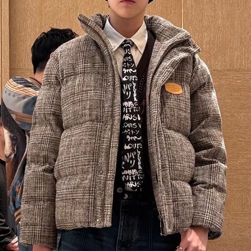 [홍콩명품.LOUIS VUITTON] 루이비통 26SS 로고 패턴 다운 패딩 자켓 1AJBDB, BM24343, KK, 레플리카의류,미러급사이트