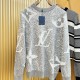 [홍콩명품.LOUIS VUITTON] 루이비통 26SS 로고 모노그램 캐시미어 니트 스웨터 (그레이), BM24360, 레플리카의류,미러급사이트