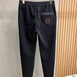 [홍콩명품.MONCLER] 몽클레어 26SS 로고 기모 조거 팬츠 바지 (블랙), BM24395, 레플리카의류,미러급사이트