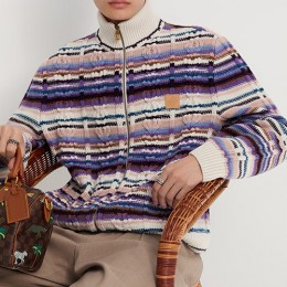 [가격문의][홍콩명품.LOUIS VUITTON] 루이비통 26SS 로고 하이넥 집업 니트 가디건 자켓 1AIUU7, BM24427, KB, 레플리카의류,미러급사이트