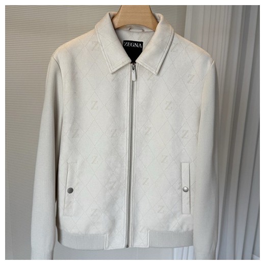 [홍콩명품.ZEGNA] 제냐 26SS 로고 레더 가죽 카라 봄버 자켓 (4컬러), BM24480, HH, 레플리카의류,미러급사이트