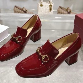 [가격문의][홍콩명품.Gucci] 구찌 26SS 로고 여성 레더 가죽 5.5cm굽 구두 로퍼 (2컬러), SE6071, GHS, 명품스니커즈,운동화,구두,로퍼,하이탑,신발