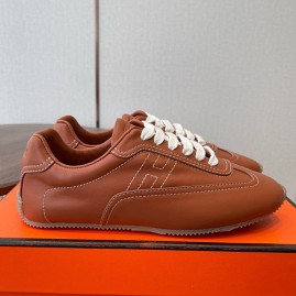 [가격문의][홍콩명품.Hermes] 에르메스 26SS 로고 남여 레더 가죽 스니커즈 운동화 (브라운), SE6082, GHS, 명품스니커즈,운동화,구두,로퍼,하이탑,신발