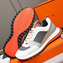 [가격문의][홍콩명품.Hermes] 에르메스 26SS 로고 Bouncing 스니커즈 운동화 (화이트-그레이), SE6086, GHS, 명품스니커즈,운동화,구두,로퍼,하이탑,신발