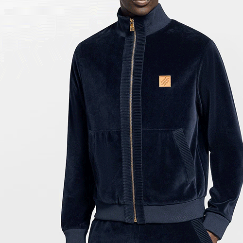 [가격문의][홍콩명품.LOUIS VUITTON] 루이비통 26SS 로고 다미에 봄버 자켓 1AJCCD + 조거 팬츠 바지 상하의 세트 (네이비), BM24512, YS, 레플리카의류,미러급사이트