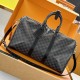 [홍콩명품.LOUIS VUITTON] 루이비통 26SS 로고 다미에 키폴 45 반둘리에 크로스백 캐리어 여행가방 N41418 (블랙), BGM5665, BDA, 홍콩명품가방,명품쇼핑몰,크로스백,핸드백,구매대행
