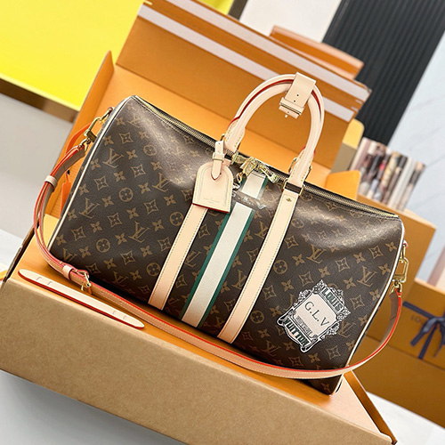 [홍콩명품.LOUIS VUITTON] 루이비통 26SS 로고 모노그램 키폴 45 몬 반둘리에 크로스백 캐리어 여행가방 P01944 (브라운), BGM5669, BDA, 홍콩명품가방,명품쇼핑몰,크로스백,핸드백,구매대행