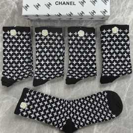 [홍콩명품.CHANEL] 샤넬 26SS 로고 명품 브랜드 모음 선물용 덧신 양말 5종, ET3339, NNT, 홍콩명품의류,구매대행,온라인명품