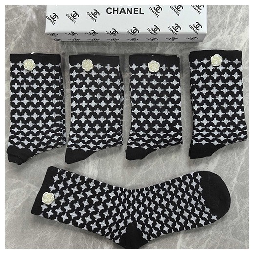 [홍콩명품.CHANEL] 샤넬 26SS 로고 명품 브랜드 모음 선물용 덧신 양말 5종, ET3339, NNT, 홍콩명품의류,구매대행,온라인명품