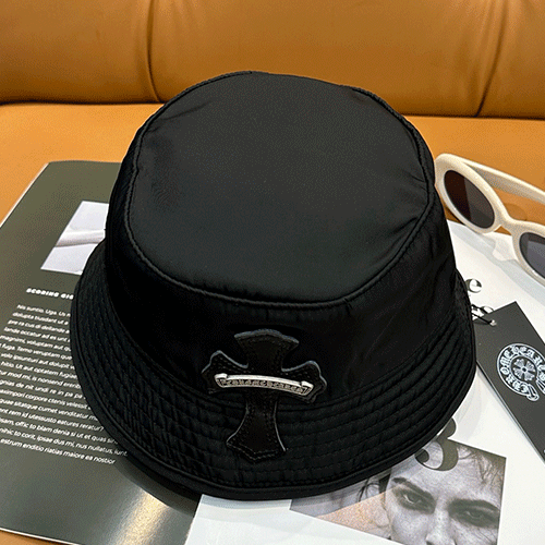 [홍콩명품.Chrome Hearts] 크롬하츠 26SS 로고 크로스 벙거지 모자 (3컬러), CA0426, NNT, 명품레플리카 모자 캡 남자여자