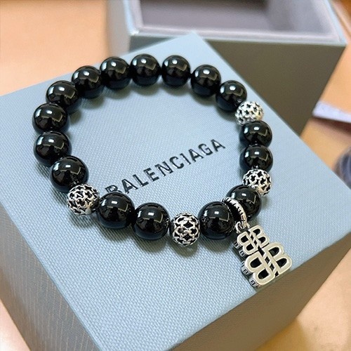 [홍콩명품.BALENCIAGA] 발렌시아가 26SS 로고 BB 볼체인 브레이슬릿 팔찌, ET3376, NNT, 명품레플리카 모자 캡 남자여자